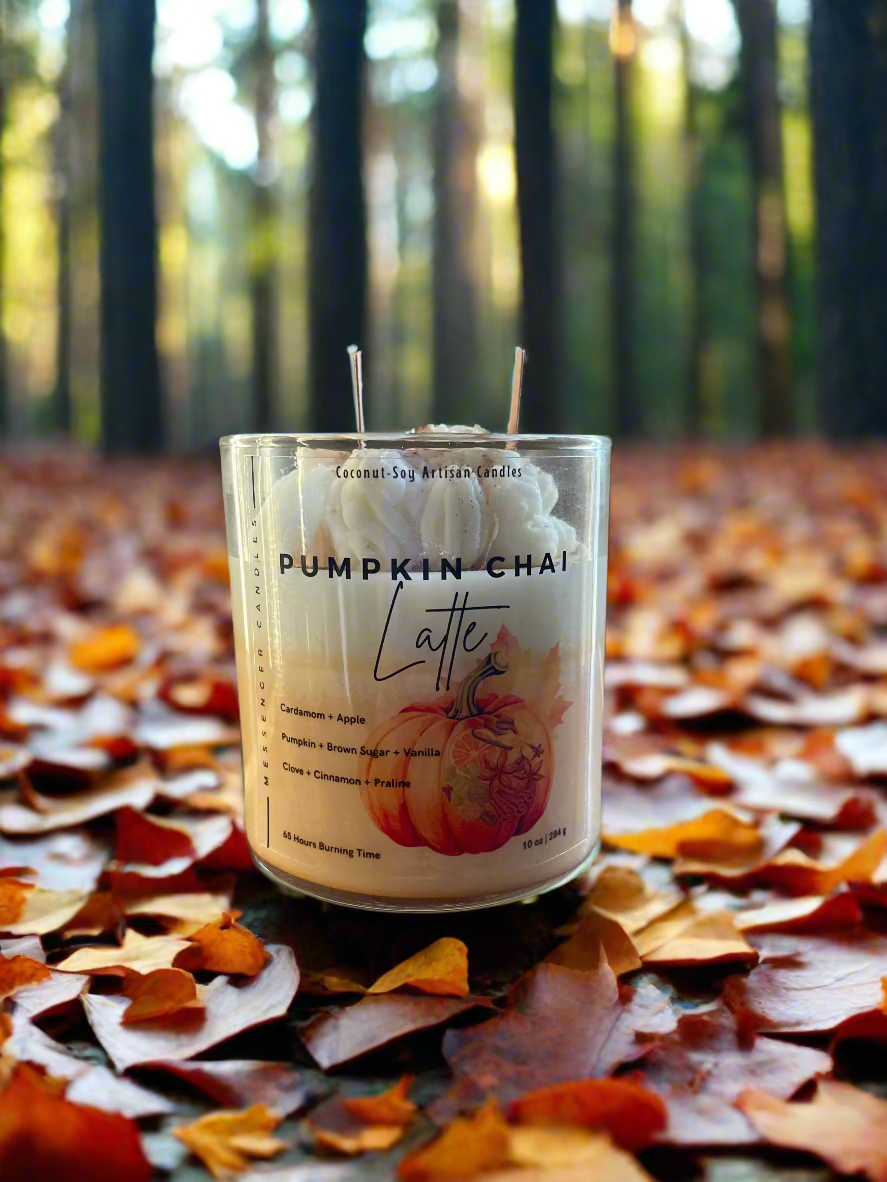 Pumpkin Chai Latte | wood wick candle